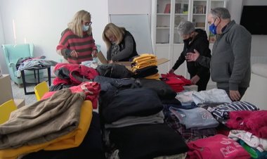VEÏNS DE LLÍVIA ORGANITZEN UNA RECOLLIDA DE ROBA D’ABRIC PER A UCRAÏNA