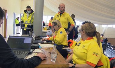 SIMULACRE DE GRAN INCIDENT A LLÍVIA PER AVANÇAR EN LA COOPERACIÓ MÈDICA TRANSFRONTERERA