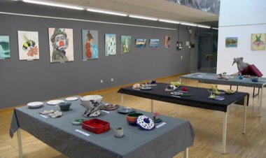 ALUMNES DEL TALLER D'ARTS DE PUIGCERDÀ EXPOSEN LES SEVES OBRES
