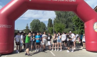 TITULAR: UNS 600 ALUMNES DE L'INS PERE BORRELL PARTICIPEN AL 3r CROS SOLIDARI