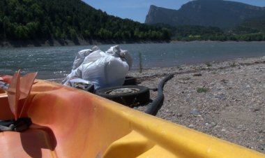 ÚLTIMA ACCIÓ DESPRÉS DE RETIRAR MÉS DE 200 TONES DE DEIXALLES DEL PANTÀ D’OLIANA