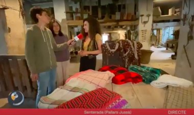 Nova vida a la fàbrica de mantes de Senterada: Connecta Lleida Pirineus 24 de maig