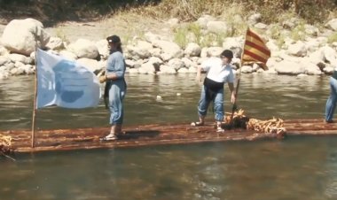 Els raiers del Pirineu amb Paula Dalmau de l'Associació Cultural de Raiers de la Noguera Pallaresa i Àlex Ferré de l'Associació de Raiers de la Riera del Segre de Coll de Nargó