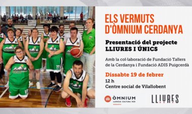 EL VERMUT D'ÒMNIUM CERDANYA COMPTARÀ AMB L'EQUIP ÚNICS