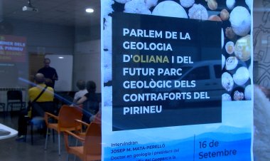 OLIANA DONA A CONÈIXER A TRAVÉS D’UNA XERRADA LA GEOLOGIA DEL MUNICIPI