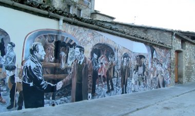 SALÀS DE PALLARS DEDICA UN MURAL A LA SEVA FIRA DE BESTIAR