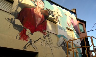 EL NOU MURAL DE CASTELLCIUTAT FA UN HOMENATGE A L’ÚLTIM PASTOR