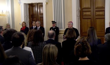 EL COPRÍNCEP D’ANDORRA FA MENCIÓ A LES FUTURES ELECCIONS EN LA RECEPCIÓ DE NADAL