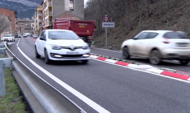 ORGANYÀ IMPLEMENTA MESURES DE SEGURETAT A LA CARRETERA
