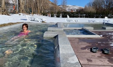 LLÍVIA POSA EN MARXA ELS BANYS TERMALS AMB ENERGIA RENOVABLE