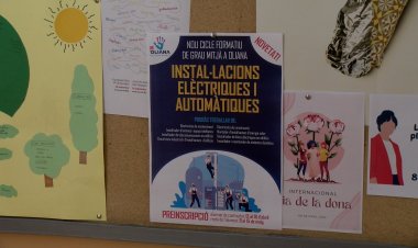 L’IE OLIANA COMENÇARÀ UN NOU CICLE D’INSTAL·LACIONS ELÈCTRIQUES I AUTOMÀTIQUES