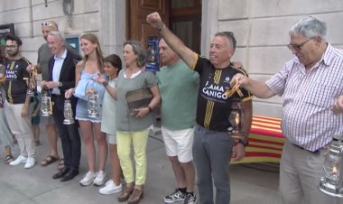 LA FLAMA DEL CANIGÓ ARRIBARÀ A 40 POBLES DE L'ALTA I LA BAIXA CERDANYA