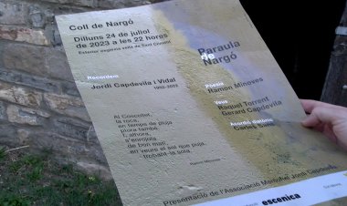 EL MEMORIAL JORDI CAPDEVILA VOL FER SUPORT AL TEIXIT CULTURAL I SOCIAL DE COLL DE NARGÓ