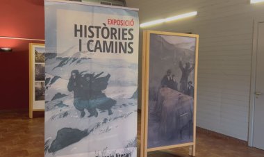 BOLVIR ACULL L'EXPOSICIÓ 'HISTÒRIES I CAMINS', UN PASSEIG LITERARI PELS CAMINS PIRINENCS