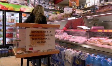 CAMPANYA DE RECOLLIDA DE DINERS A LA SEU PER LES VÍCTIMES DEL TERRATRÈMOL AL MARROC