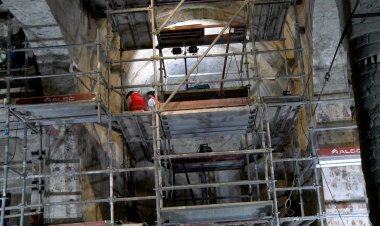 TREBALLS DE CONSERVACIÓ CURATIVA A LES PINTURES MURALS DE SANT CLIMENT DE TAÜLL