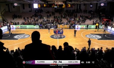 EL CADÍ LA SEU S’IMPOSA AL FLAMMES CAROLO BASKET I ES POSICIONA LÍDER DE GRUP