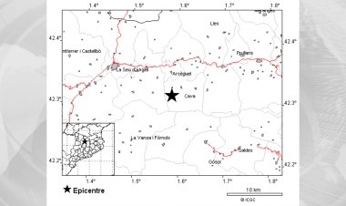 REGISTREN UN TERRATRÈMOL DE 3,4 GRAUS AMB EPICENTRE A CAVA