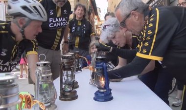 LA FLAMA DEL CANIGÓ ARRIBARÀ A MÉS DE 50 POBLES CERDANS