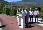 LA CONSELLERA CAPELLA VISITA LA VIA CICLISTA ENTRE SORT I RIALP QUE S’INAUGURARÀ BEN AVIAT
