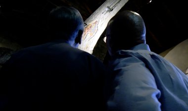 TAÜLL RECUPERA UN FRAGMENT DE PINTURA MURAL DEL “BANY DE JESÚS”