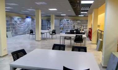 LES OBRES DE REFORMA DE LA BIBLIOTECA PÚBLICA MARIA BARBAL DE TREMP CONTINUEN A BON RITME