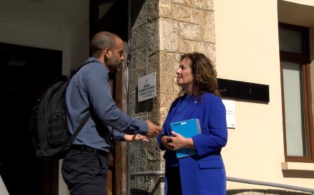 LA DELEGADA DEL GOVERN SÍLVIA ROMERO ES REUNEIX A SORT AMB L’ALCALDE BALDO FARRÉ