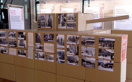 L’EXPOSICIÓ DE FOTOS DEL CAMPAMENT MILITAR DE MASCARELL DESPERTA EMOCIONS I VIVÈNCIES