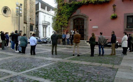 MINUT DE SILENCI A LA SEU D’URGELL PER LES VÍCTIMES DE LA DANA