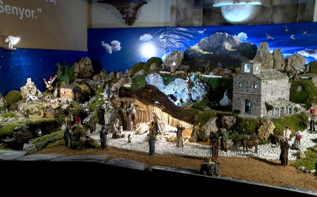 EL ROMÀNIC ÉS LA TEMÀTICA D’ENGUANY DEL PESSEBRE DE L’ESGLÉSIA DE SANT FELIU DE SORT