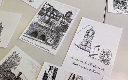 Obres d’art en forma de postals de Nadal a Oliana: Connecta Lleida Pirineus 20-12-2024