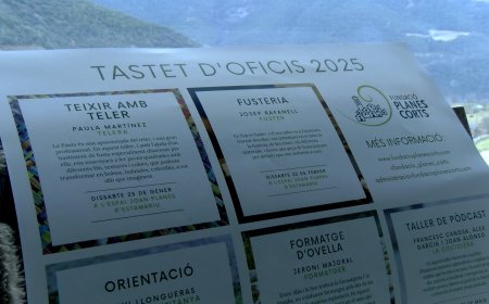 LA TERCERA EDICIÓ DEL CICLE ‘TASTET D’OFICIS’ INCLOU ONZE TALLERS