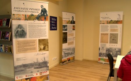 EXPOSICIÓ A TREMP PER COMMEMORAR EL CENTENARI DE LA MORT DE PAPASSEIT