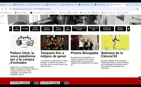 LA CENTRAL DE TALARN CANVIA LA PLATAFORMA DE COMPRA D’ENTRADES A PALLARS CLICK