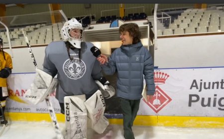 Hoquei gel femení a primera línia: Connecta Lleida Pirineus 05-02-2025