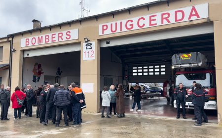 ELS BOMBERS DE PUIGCERDÀ CELEBREN LA FESTA DEL SEU PATRÓ AMB UNA JORNADA DE PORTES OBERTES