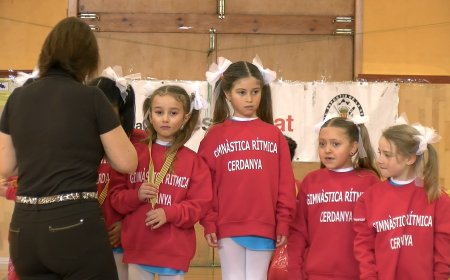 UN TOTAL DE 50 ESPORTISTES PARTICIPEN AL CAMPIONAT COMARCAL DE GIMNÀSTICA RÍTMICA