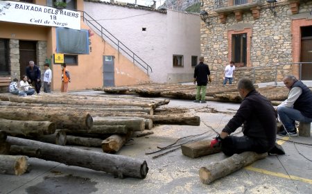 PREPARATIUS EN MARXA PER LA BAIXADA DELS RAIERS DE COLL DE NARGÓ EL 18 D’ABRIL