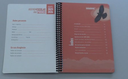 COMENÇA A DISTRIBUIR-SE PELS CENTRES ESCOLARS L’AGENDA QUE FOMENTA L’EDUCACIÓ AMBIENTAL