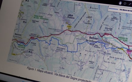 UNA NOVA VIA BLAVA UNIRÀ BELLVER I MARTINET PEL MARGE DEL RIU SEGRE