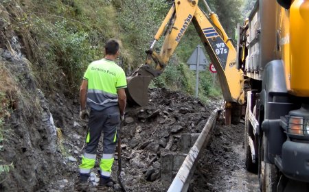 PAS ALTERNATIU DURANT UNES HORES A LA C-13 A LLAVORSÍ PER UNA ESLLAVISSADA