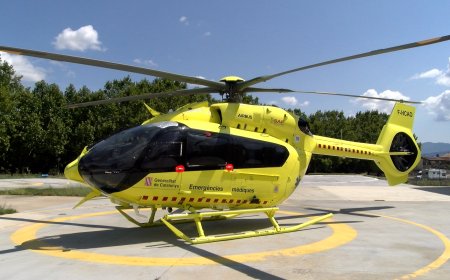 TORNA UN NOU HELICÒPTER DEL SEM A LA BASE DE TREMP