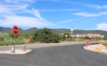 ACABADES LES OBRES DE LA SEMI ROTONDA DE L’ENTRADA NORD DE TREMP
