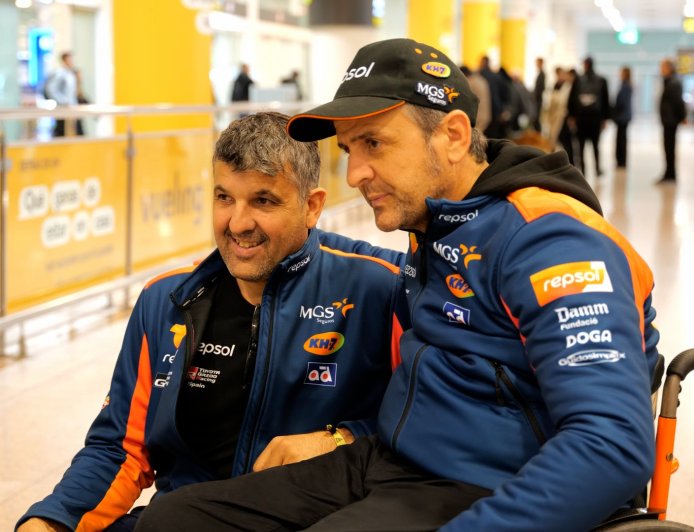 ISIDRE ESTEVE TORNA A CATALUNYA DESPRÉS D’UN ACCIDENT AL RAL·LI DAKAR