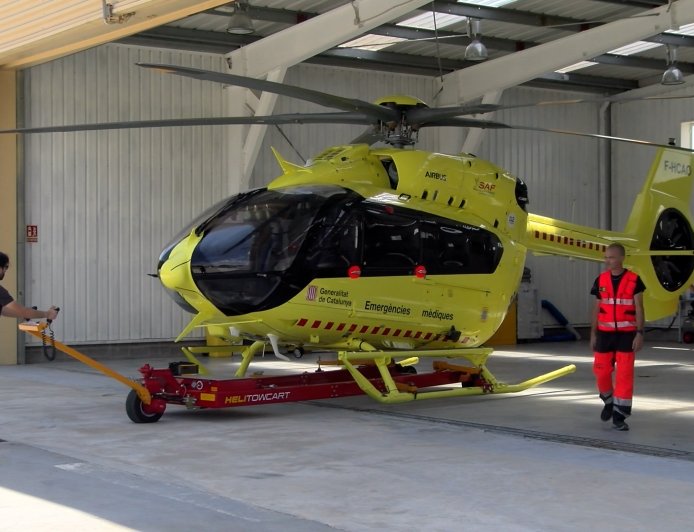 EL SEM UBICA UN HELICÒPTER A LA BASE DE LA SEU D’URGELL PROVISIONALMENT