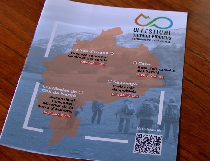 EL FESTIVAL DE SENDERISME CAMINA PIRINEUS ARRIBA A L’ALT URGELL DEL 12 AL 14 DE JUNY