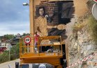 CASTELLCIUTART HOMENATJA ELS OFICIS DE FERRER I FORNER EN DOS NOUS MURALS