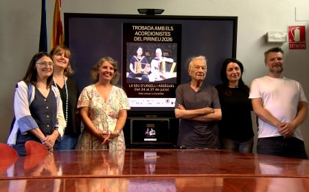 ARTUR BLASCO MANTÉ EL VINCLE AMB LA TROBADA AMB ELS ACORDIONISTES DEL PIRINEU 