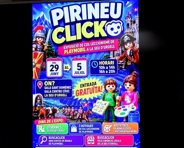 LA PIRINEU CLICK INCENTIVA EL JOC ENTRE LES FAMÍLIES A LA SEU D’URGELL