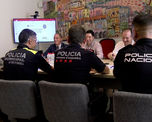  LA CRIMINALITAT BAIXA A LA SEU D’URGELL I EL FOCUS SE CENTRA EN LA CONVIVÈNCIA I LA SEGURETAT VIÀRIA